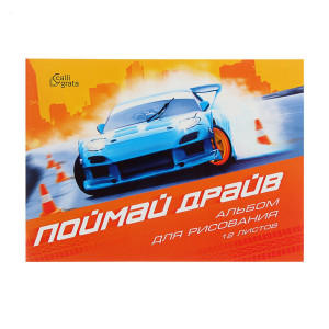 Альбом д/рисования "Поймай драйв"  А5 12 л