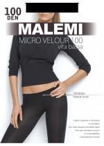 Колготки Malemi Micro velour 100 Den цвет Nero размер 2