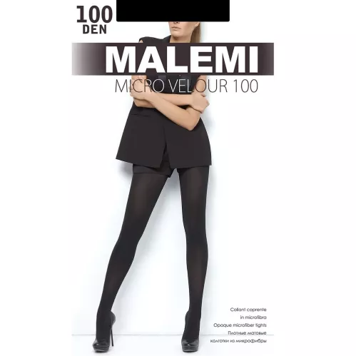 Колготки Malemi Micro velour 100 Den цвет Nero размер 3 – 1