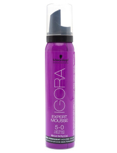 Тонирующий мусс для волос Igora Expert Mousse 5-0 Светлый коричневый натуральный 100 мл