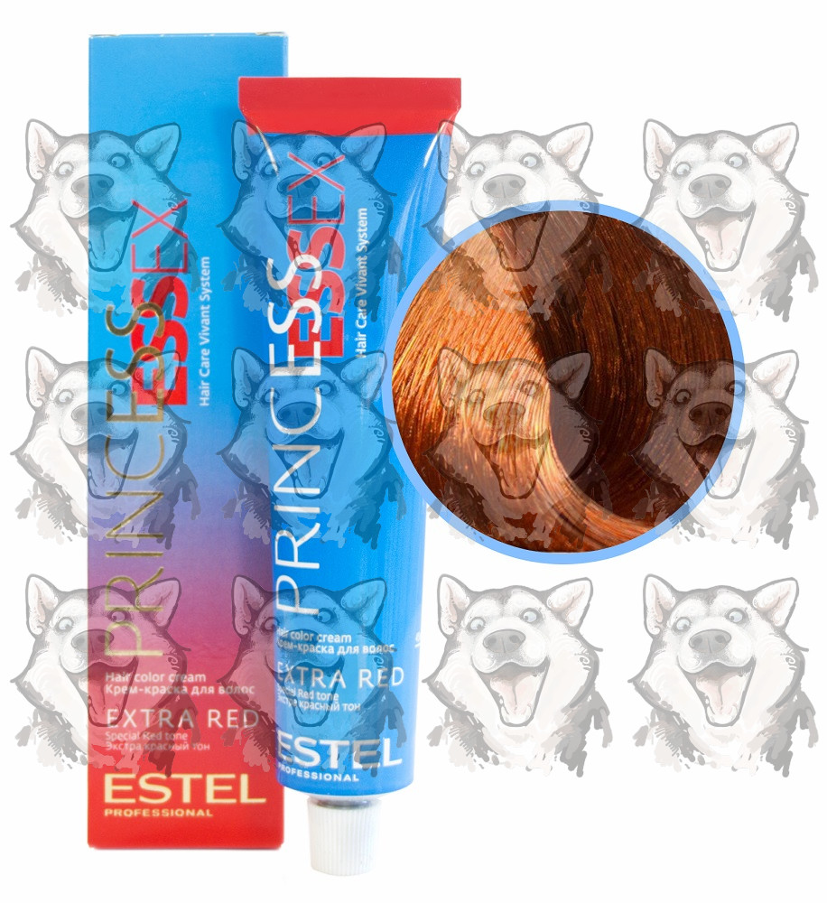 Краска для волос Estel Princess Essex Extra Red 77/43 Русый медно