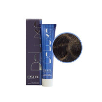 Краска для волос Estel De Luxe 5/77 Светлый шатен коричневый интенсивный 60 мл
