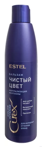 Оттеночный бальзам Estel Curex Color Intense Серебристый для холодных оттенков блонд 250 мл – 1