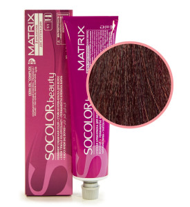 Краска для волос Matrix SOCOLOR beauty 5RR+ Светлый шатен глубокий красный 90 мл