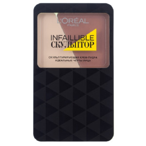Скульптурирующая крем-пудра L`Oreal Paris Infaillible компактная Скульптор оттенок 03 Средний 10 г - 1