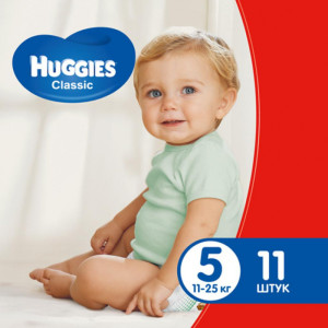 HUGGIES Подгузники Классик (11-25 кг) 11 шт