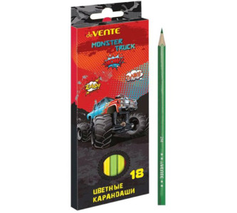 Карандаши цветные deVENTE Monster Truck 18 цветов