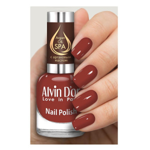 Лак для ногтей Alvin D`or SPA с аргановым маслом 5017 15 мл