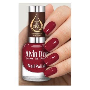 Лак для ногтей Alvin D`or SPA с аргановым маслом 5021 15 мл