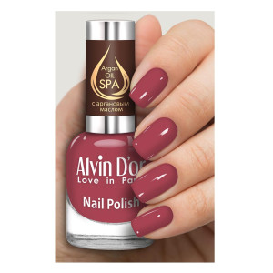 Лак для ногтей Alvin D`or SPA с аргановым маслом 5026 15 мл