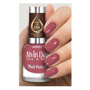 Лак для ногтей Alvin D`or SPA с аргановым маслом 5027 15 мл