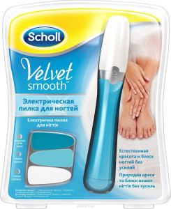 SCHOLL Velvet Smooth Эл. пилка д/ухода за Ногтями