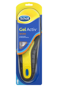 SCHOLL GelActiv Work Стельки д/актив. работы д/муж