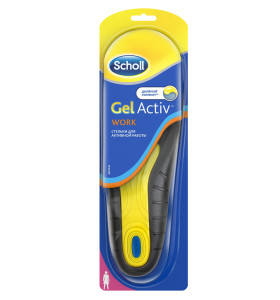 SCHOLL GelActiv Work Стельки д/актив. работы д/жен