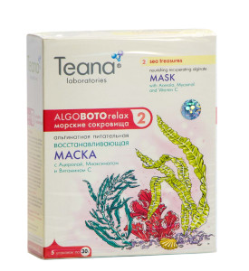 TEANA Криомаска альгин.Морские сокр. пит.5х30г