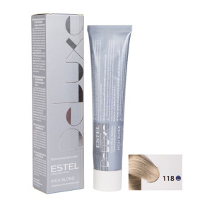 Краска для волос Estel De Luxe High Blond 118 Пепельно-жемчужный блондин ультра 60 мл
