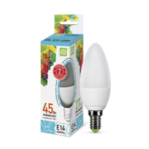 Лампа светодиодная Led-Свеча-standard 5Вт 160-260В Е14 4000К ASD