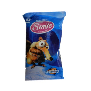 Салфетки влажные Smile Ice Age 15шт