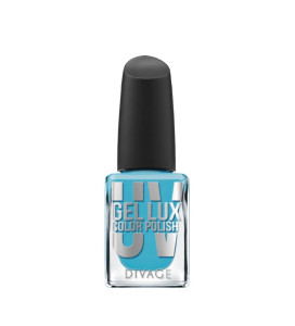 Лак для ногтей Divage Uv Gel Lux Color Polish тон 17 голубой 10 мл