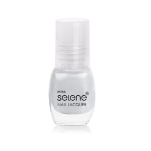 Лак для ногтей Miss Selene mini тон 135 серебро 5 мл