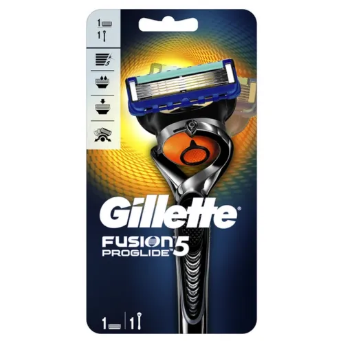 Бритвенный станок Gillette Fusion5 ProGlide с 5 лезвиями с углеродным покрытием с технологией FlexBall с триммером 1 шт – 3