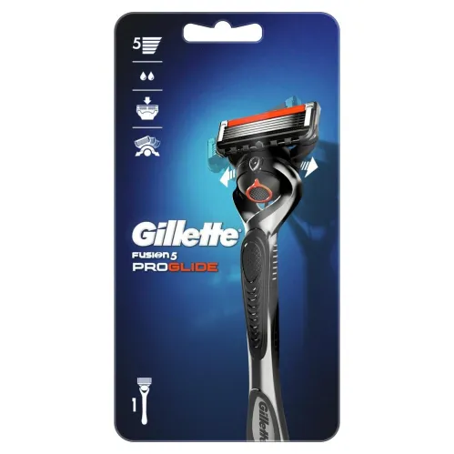 Бритвенный станок Gillette Fusion5 ProGlide с 5 лезвиями с углеродным покрытием с технологией FlexBall с триммером 1 шт – 6