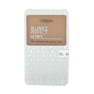 Тональный крем L`Oreal Paris Alliance Perfect Genius 4-В-1 оттенок 4.N Бежевый 7 гр - 1