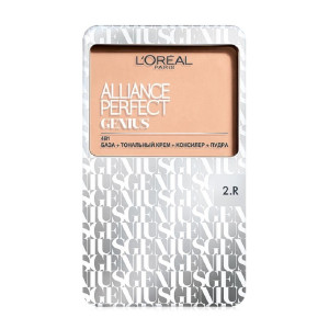 Тональная основа L`Oreal Paris Alliance Perfect Genius 4-В-1 оттенок 2.R Ванильно-Розовый 7 г - 1