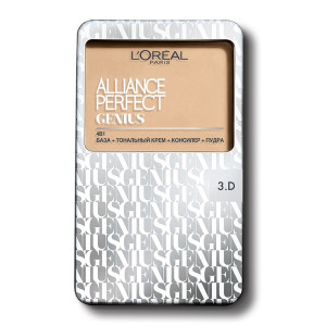 Тональное средство L`Oreal Paris Alliance Perfect Genius 4-В-1 оттенок 3.D Золотисто-бежевый 7 г - 1