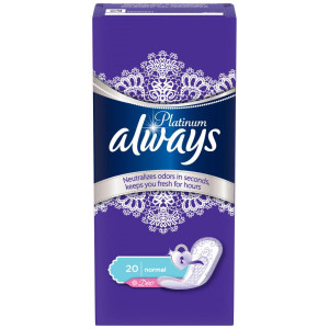 ALWAYS Ежедн.Прокладки  Platinum Deo Normal 20 шт
