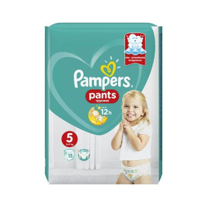 PAMPERS Трусики Junior 12-18 кг/ 15 шт