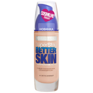 Тональный крем Maybelline New York SuperStay. Better Skin стойкий оттенок 05 Светло-бежевый 30 мл - 1