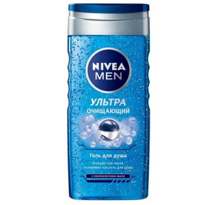 NIVEA MEN Гель для душа Ультра Очищающий 250мл
