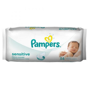 PAMPERS Sensitive Влажные Салфетки 56 шт