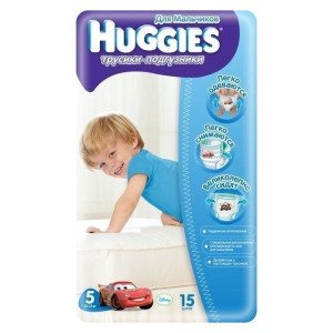 Трусики-подгузники Huggies для мальчиков 13-17кг 15шт