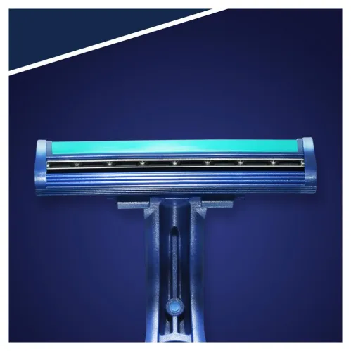 Бритвенный станок Gillette Blue2 Plus Одноразовый с 2 лезвиями 5 фиксированная головка 5 шт – 3