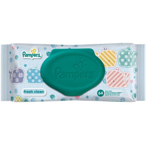 PAMPERS Baby Fresh Clean Влажные Салфетки 64 шт