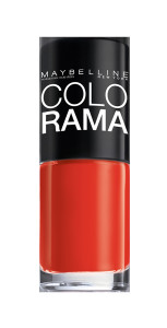 Maybelline New York Лак для ногтей "Colorama", оттенок 321, Яркий мандарин, 7 мл - 1