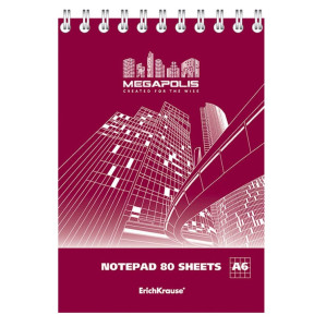 Блокнот Erich Krause Megapolis клетка А5 80 л