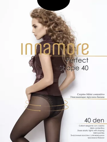 Колготки Innamore Perfect Shape 40 Den цвет Daino утягивающие трусики-бикини размер 3 – 1