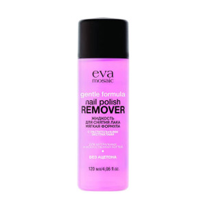 Жидкость для снятия лака Eva Mosaic Gentle Formula Мягкая формула без ацетона 120 мл