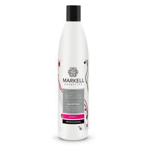 Шампунь для волос Markell Professional Anti hair loss program против выпадения и для стимуляции роста волос 500 мл
