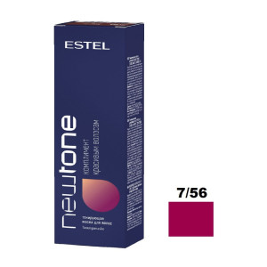 Тонирующая маска для волос Estel Newtone 7/56 Русый красно-фиолетовый 60 мл