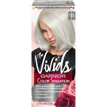 Крем-краска для волос Garnier Color Sensation The Vivids Стойкая с перламутром и эссенцией розы Платиновый металлик