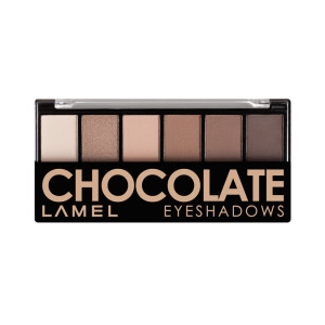 Палетка теней для век Lamel Chocolate тон 601 6*1,7 гр - 1