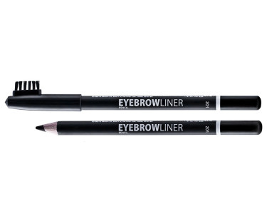 Карандаш для бровей Lamel Basic Eyebrow liner тон 201 Черный 1.7 гр - 1