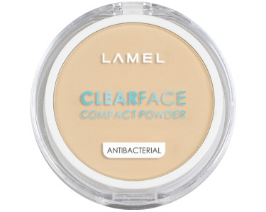 Пудра для лица Lamel Clearface антибактериальная тон 02 Светло-бежевый 6 гр