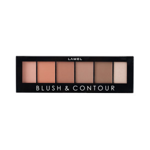 Палетка румян Lamel Basic Blush & Contour тон 02 16 гр - 1