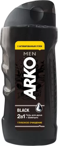 Гель для душа arko 2 в1 260мл black – 2