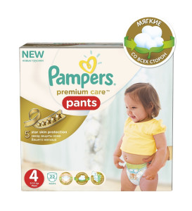 PAMPERS Трусики Premium Care Maxi  9-14 кг 22  шт